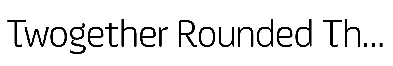 Twogether Rounded Thin